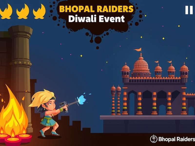 Bhopal Raiders Game Screenshot